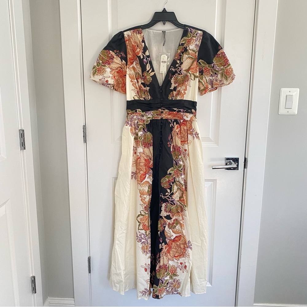 Anthropologie Katerina Button-Front Dress Sz L NWT - Picture 3 of 6
